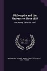 Dennes - Philosophy and the University Since 1815  Oral History Transc - J555z