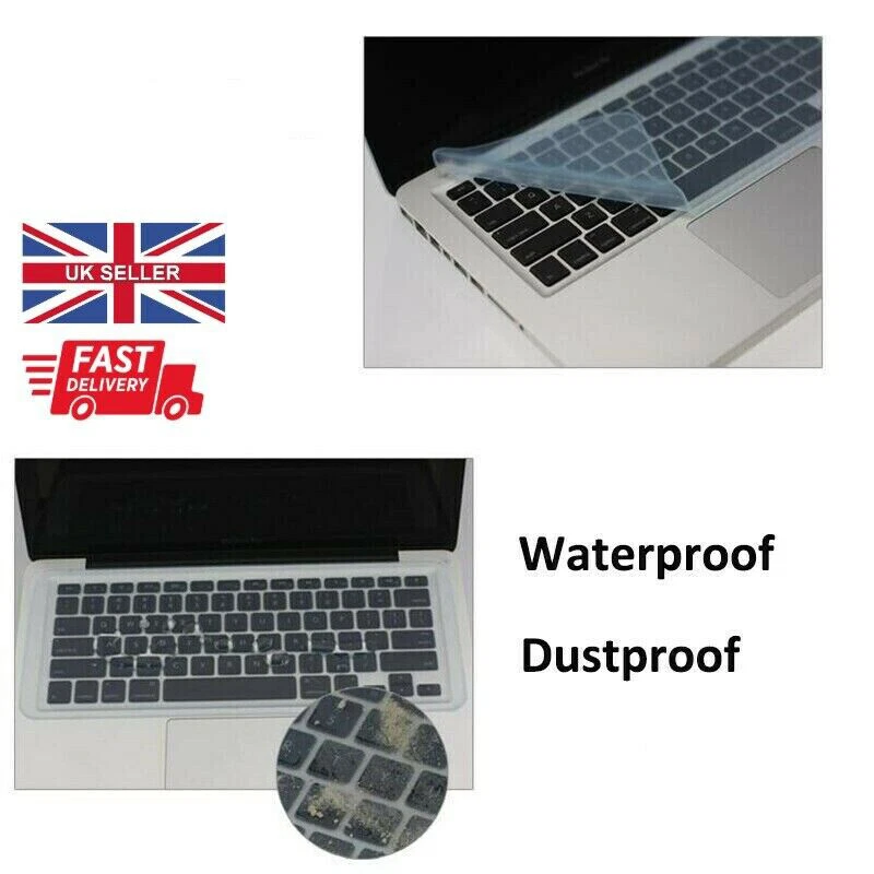 Tastaturabdeckung Silikon Schutzfolie Laptop 13"" 14"" 15"" staub- und wasserdicht  - Bild 1 von 4