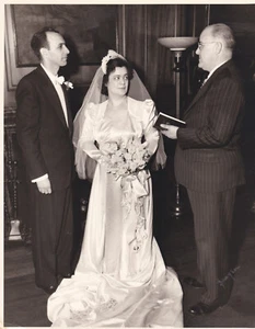 FOTOGRAFÍA DE BODA VINTAGE. Alrededor de los años 50. - Imagen 1 de 1