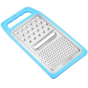 3 IN 1 STAINLESS STEEL MULTI PURPOSE 10 HANDHELD VEGETABLE AND CHEESE GRATER - Picture 1 of 3