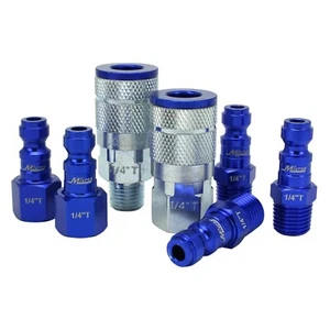 Kit de acoplador y enchufe COLOR FIT® by Milton® 1/4" NPT (7 piezas) - Imagen 1 de 9