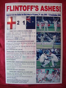 England 2005 Ashes winners - souvenir print - Picture 1 of 1