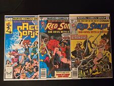 (LOT 3) Red Sonja #s 2 7 15 Marvel Comics 1978 1979 1983 - See Pictures
