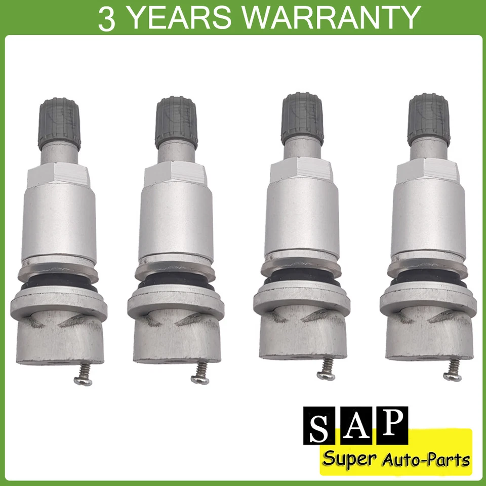 Set of 4X TPMS Tire Pressure Sensor Valve Stem Kit Fits For Jeep Chrysler Dodge - Image 1 of 4