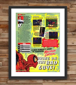 Maximum Carnage Super Nintendo SNES Glossy Review Poster ungerahmt G2810 - Bild 1 von 4