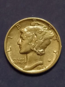 1942 D Mercury Dime RPD, DDO, RPMM, DDR and Full Bands - Picture 1 of 24