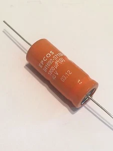 1800uF 40V EPCOS AXIAL ELECTROLYTIC BEST QUALITY AUDIO GRADE CAPACITOR fba24b - Picture 1 of 1