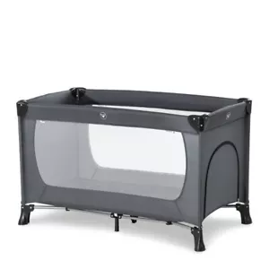 hauck Dream N Play Plus Foldable Travel Bed and Playpen, Grey New Open box - Picture 1 of 5