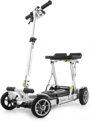 Scooter de movilidad de viaje plegable EVRider Gypsy Q2 plateado Foto 1 de 4