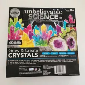 NUOVO Science Squad Incredibile Scienza Crescere e Crea Cristalli - Foto 1 di 2