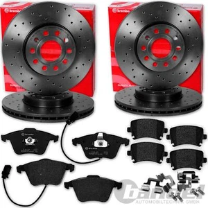 brembo BREMSSCHEIBEN+BELÄGE VORNE+HINTEN für AUDI A6 C6 4F Limo+Avant 4F2 4F5 - Bild 1 von 6