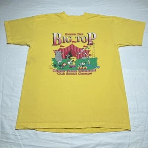 Vintage 1990s 1999 Boy Scouts Under The Big Top Circus T-Shirt Size XL Youth - Picture 1 of 11