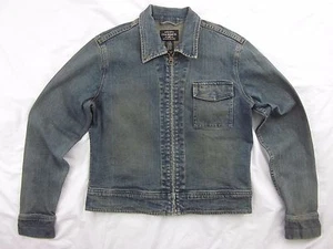 Chaqueta de mezclilla Polo Ralph Lauren para mujer talla grande con cremallera delantera camionero - Imagen 1 de 12