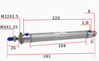 New  1Pc  Mbl 20X 150-S-Ca  Pneumatische Aluminium Mini Pen Cilinder