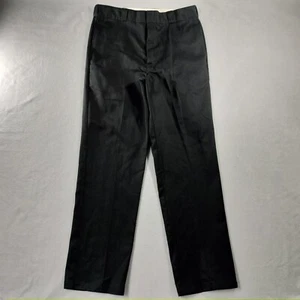 Dickies 874 Original Fit Black Khaki Work Pants Mens Size Actual 36x33 - Picture 1 of 5