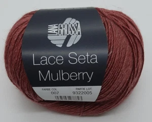 (199 €/kg): 50 g LG LACE SETA MULBERRY, Pt.9322005, Fb. 007 #7494 - Bild 1 von 1