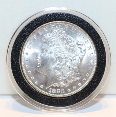 1883 US Morgan Silver Dollar $1  Unc Cover