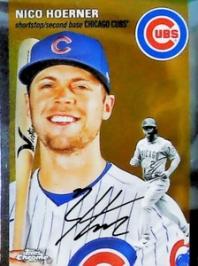 2023 Topps cromo platino aniversario #236 Nico Hoerner Chicago Cubs - Imagen 1 de 2