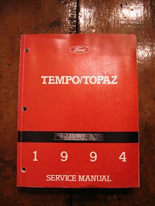 1994 Ford Tempo Mercury Topaz Factory Shop Service Manual - Picture 1 of 4