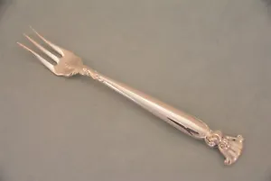 Wallace Romance of the Sea Sterling Silver 5-1/2" Seafood Cocktail Fork No Mono - Picture 1 of 8