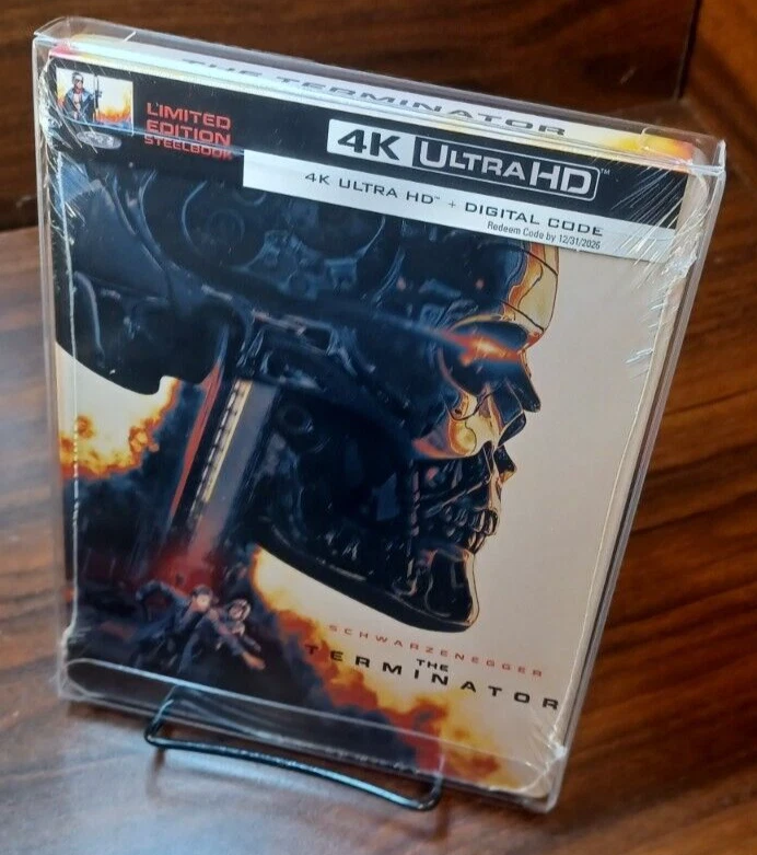 Terminator 1984 4K Steelbook (4K) w/PROTECTIVE SLEEVE-NEW-Free Box SHIPPING - Image 1 of 4