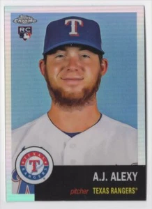 2022 Topps Chrome Platinum REFRACTOR A.J. Alexy Rookie Texas Rangers #362 - Picture 1 of 2