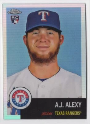 2022 Topps Chrome Platinum REFRACTOR A.J. Alexy Rookie Texas Rangers #362 - Image 1 of 2