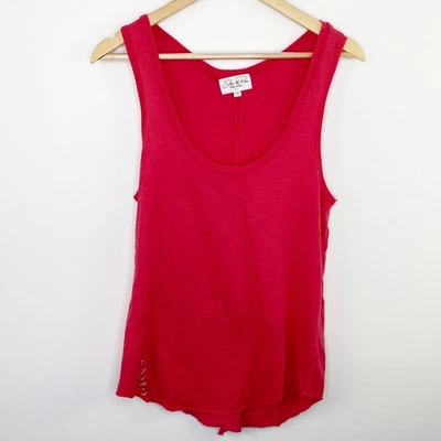 Feel The Piece Terre Jacobs Red Scoop Neck Tank Top Womens Size Medium/Large M/L - Image 1 of 4