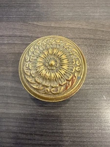 Antique Neo Grec, Eastlake, Victorian Door Knob Cast Bronze/Brass, Ornate, Fancy - Picture 1 of 3