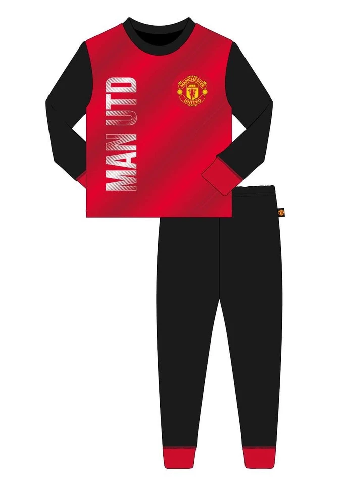 Manchester United Boys Pyjamas Age 5 to 12 Years | Official Licensed Kids PJs