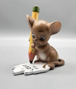 Vintage Josef Originals Mouse Village Figurine Love Note - Picture 1 of 5