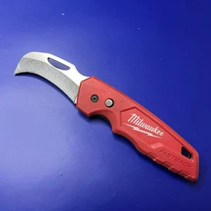 Milwaukee FastBack 48-22-1525 Hawkbill Folding Knife - Picture 1 of 9