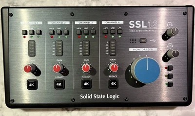 Solid State Logic SSL12 USB Audio Interface – 12-In/8-Out, 4K Mode, ADAT - Image 1 of 4