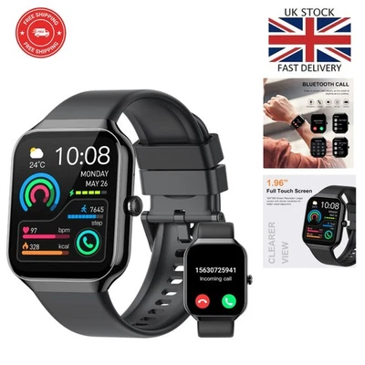 Stylish and Functional 1.96" Smartwatch - Step Counter & Health Monitor for All - Image 1 of 4