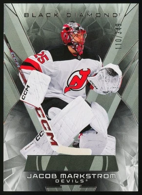 2025-26 Upper Deck Black Diamond, Jacob Markstrom, New Jersey Devils (110/349) - Image 1 of 2