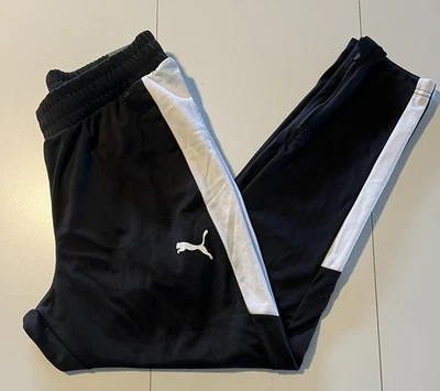 Puma SE Puma Way 1 Pants, Slim Fit, DryCell, Black W/Pockets Mens Med. *Photos - Image 1 of 4