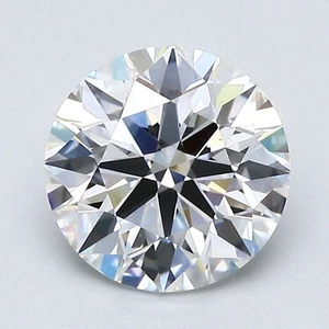 Certificate GIA 1.55 CT Round Natural Mined Diamond Loose D color VS2 clarity - Picture 1 of 2