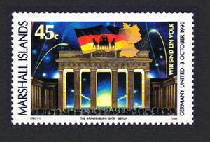 Re-unification of Germany Marshall Is. 1990 MNH SG#350 Sc#382 - Picture 1 of 1