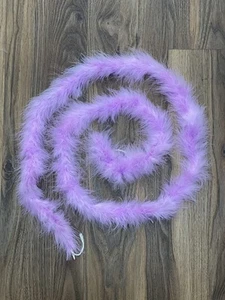 2 Yards flauschige Marabu Feder Boa zum Selbermachen Handwerk Zuhause Hochzeit Party Dekoration - Bild 1 von 4