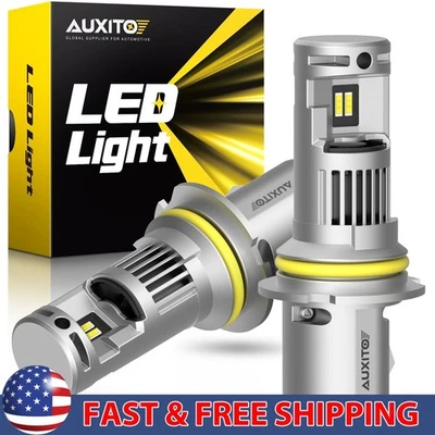 AUXITO 9007 LED High Headlight Low Bulbs 24000LM Brightness Q16 ERROR FREE 2/4X - Image 1 of 4