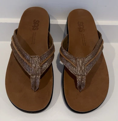 SAS Freedom Sunstone Sandal Thong Flip Flop Womens Size 7.5 Orthopedic EUC! - Image 1 of 4