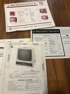 Sam’s Photofact Folder Complete Set 793 January 1966 Jerrold UHF Antenna - Picture 1 of 8