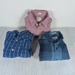 J. Crew Button Up Shirts Mens Medium Multicolor Long Sleeve Lot Bundle of 3 - Picture 1 of 10