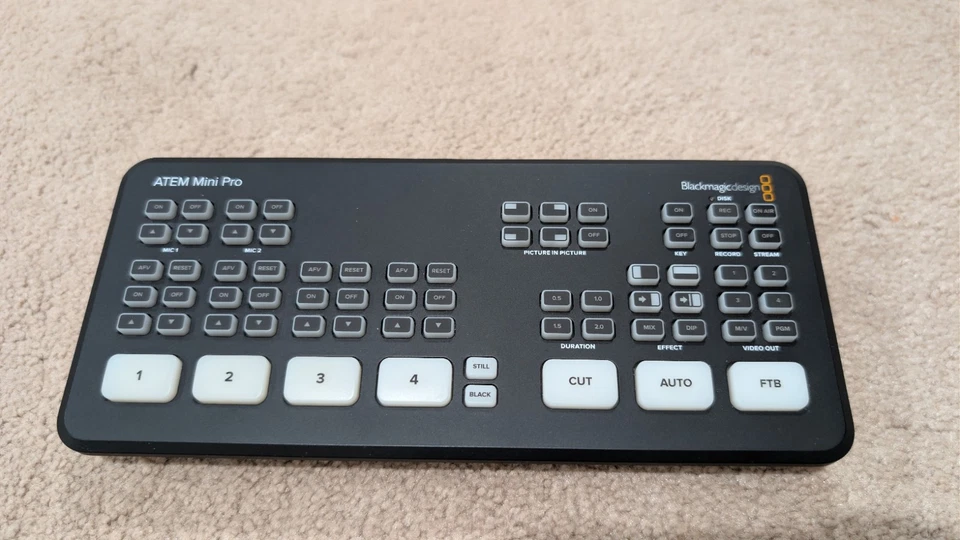 Black magic ATEM mini PRO Production Switcher (Switcher Only) - Image 1 of 4