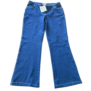 Pyjama Jeans Stretch Blau Denim Mid Rise Bootcut BRANDNEU MIT ETIKETT - Bild 1 von 3