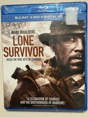 Lone Survivor BLUE RAY NEW SEALED Navy Seals Afghanistan War Mark Wahlberg DVD - Image 1 of 4
