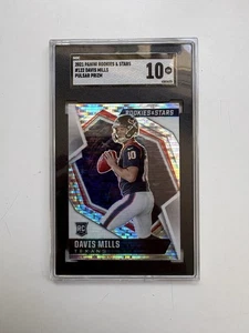 2021 Panini Rookies And Stars DAVIS MILLS Pulsar Prizm RC #122 SGC 10 GEM MINT - Picture 1 of 2
