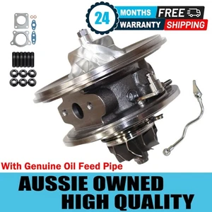 Upgrade Billet Turbo Cartridge Core+Oil Feed Pipe For Isuzu D-Max 4JJ1-TC 3.0L - Picture 1 of 19