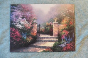 Thomas Kinkade Victorian Garden Edition #1 Primera impresión Certificado Papeleo - Imagen 1 de 4