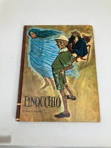 Vtg Pinocchio by Carlo Collodi 1968 Educator Classic Library-Staff Illustrated - Picture 1 of 9